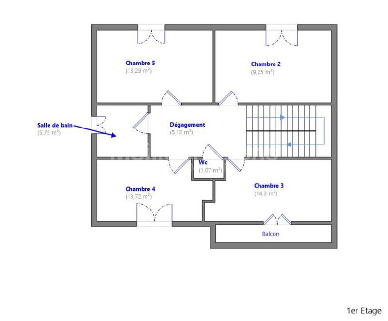 Maison - 160 m² - 6 pièces