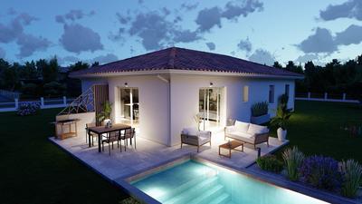 Maison - 70 m² - 3 pièces