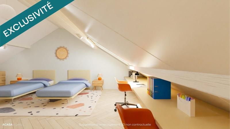 Maison - 96 m² - 6 pièces