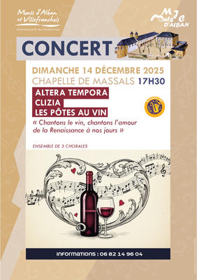 Chantons le vin, chantons l'amour de la Renaissance à nos jours.