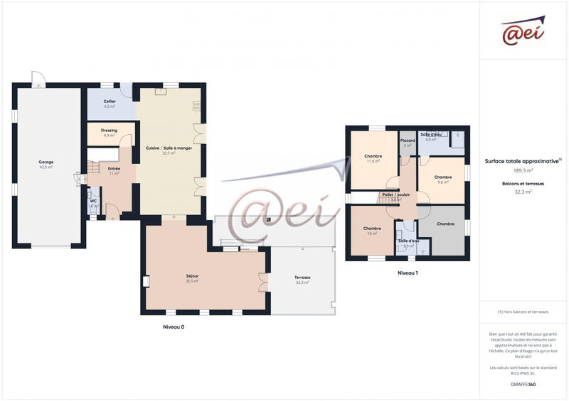 Villa - 150 m² - 6 pièces