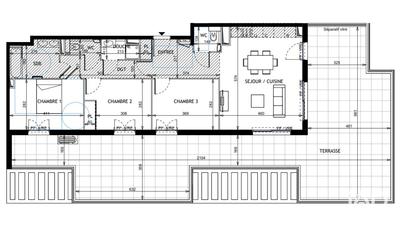 Appartement - 82 m² - 4 pièces