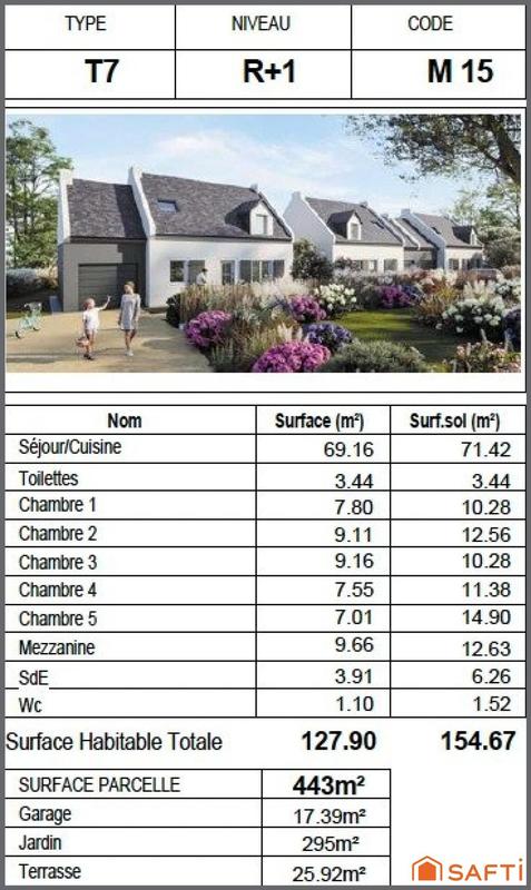 Maison - 128 m² - 4 pièces