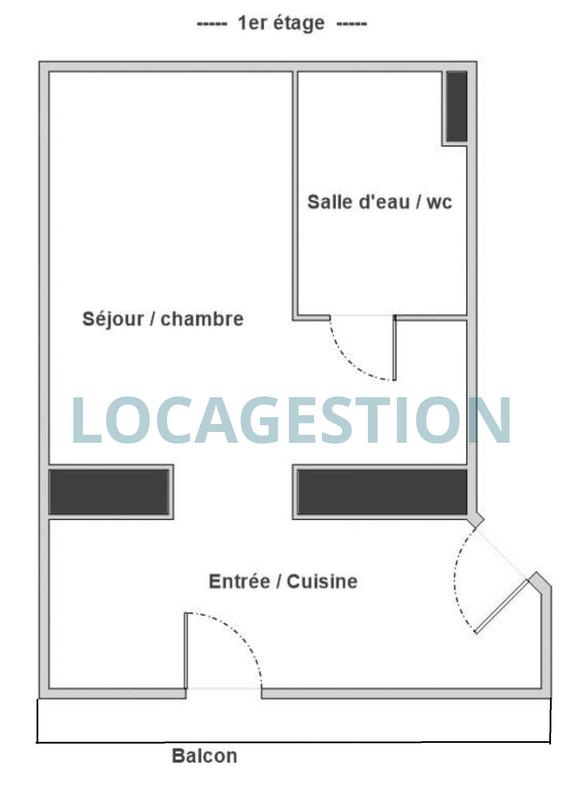 Appartement - 23 m² - 1 pièce