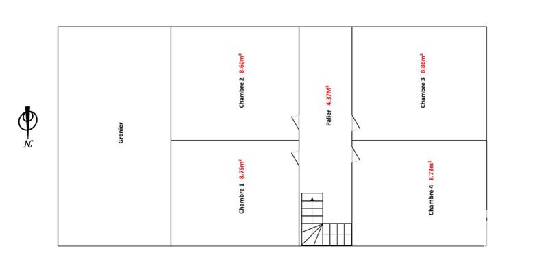 Maison - 105 m² - 5 pièces