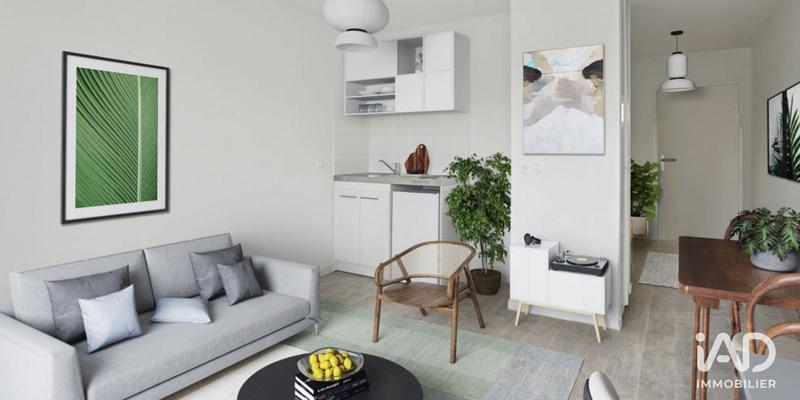 Appartement - 17 m² - 1 pièce