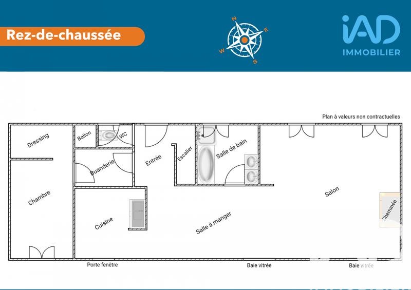 Maison - 126 m² - 6 pièces