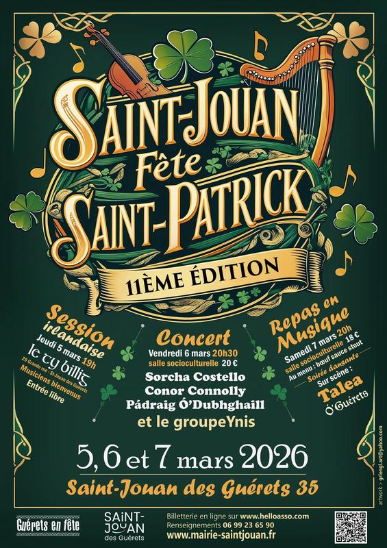 Saint-Jouan fête Saint-Patrick - Concert