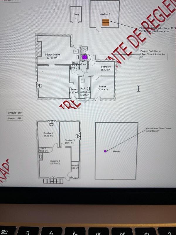 Maison de village - 78 m² - 4 pièces