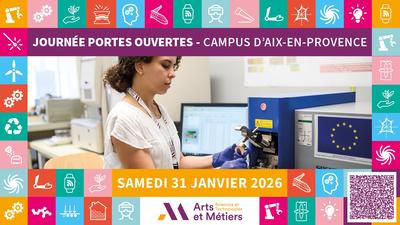 Journée portes ouvertes Campus Arts et Métiers d'Aix-en-Provence