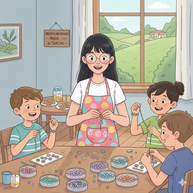 Atelier enfants "Les p’tits vacanciers" - Bracelets de perle