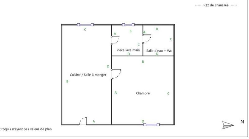 Maison - 30 m² - 2 pièces