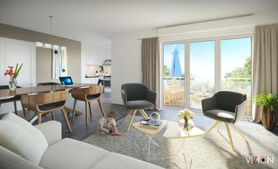 Appartement - 62 m² - 3 pièces