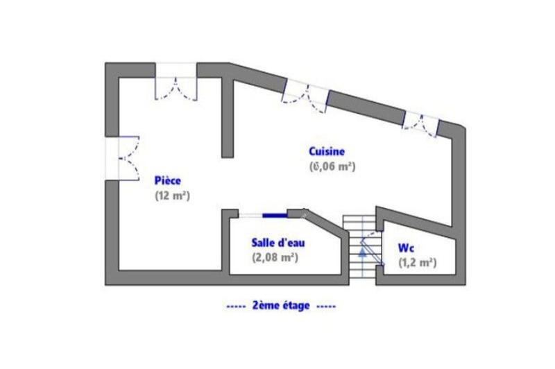 Appartement - 21 m² - 1 pièce