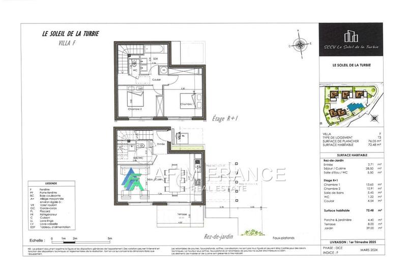 Villa - 72 m² - 3 pièces
