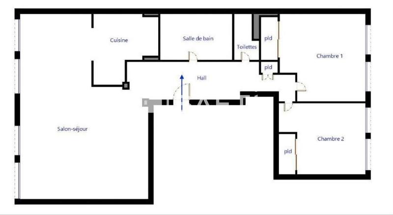 Appartement - 83 m² - 3 pièces