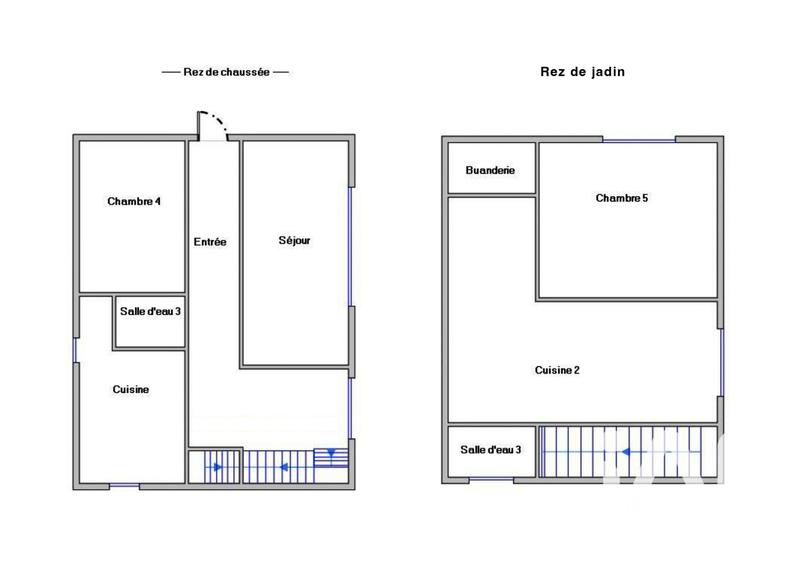 Maison de ville - 131 m² - 7 pièces