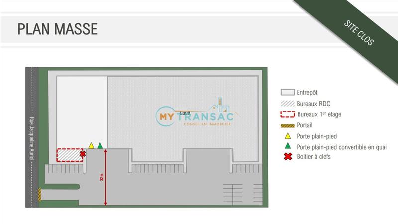 Local d'activité / Entrepôt - 1 331 m² - 1 pièce