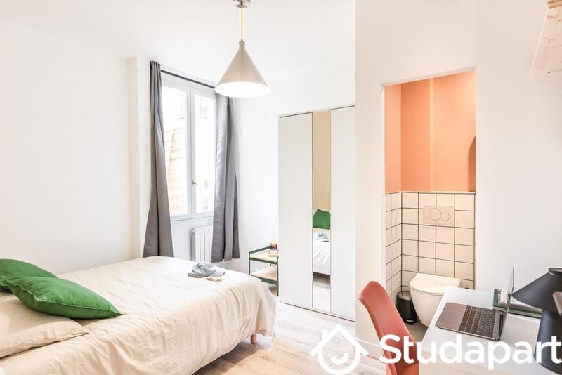 Chambre - 14 m² - 1 pièce