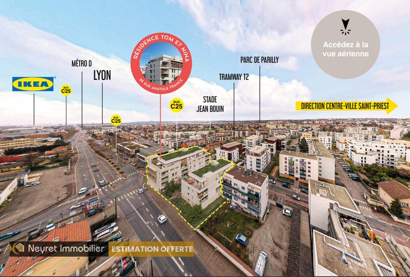 Appartement - 61 m² - 3 pièces