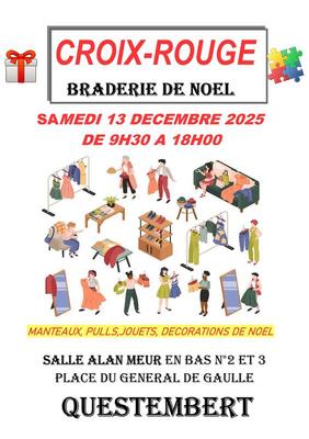 Braderie de noël de la croix-rouge