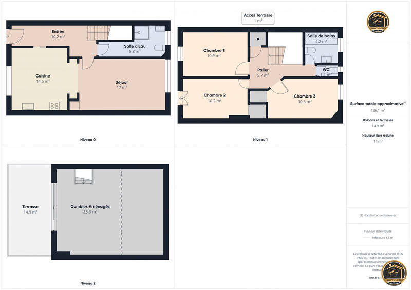 Maison - 111 m² - 5 pièces