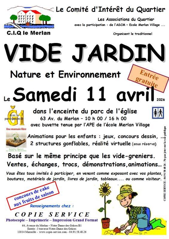 Vide jardin nature et environnement