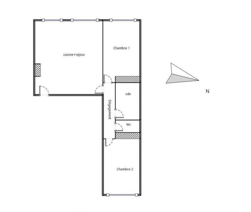 Appartement - 72 m² - 3 pièces
