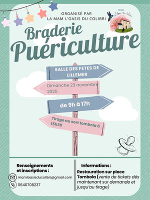 Braderie puériculture