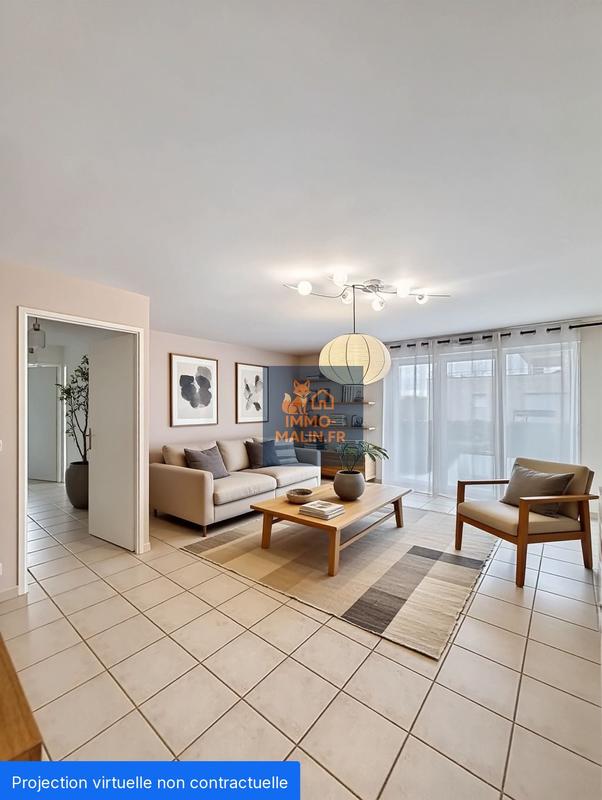 Appartement - 60 m² - 2 pièces