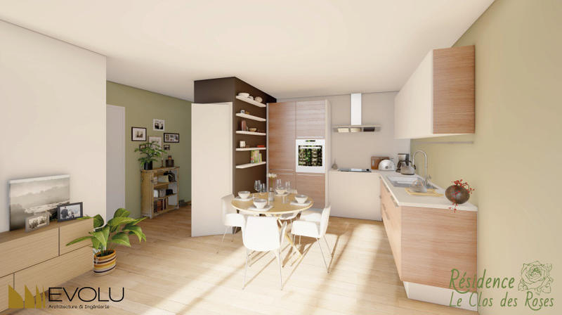 Appartement - 49 m² - 2 pièces