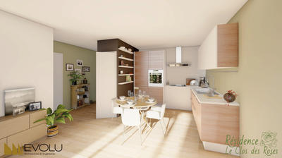 Appartement - 49 m² - 2 pièces