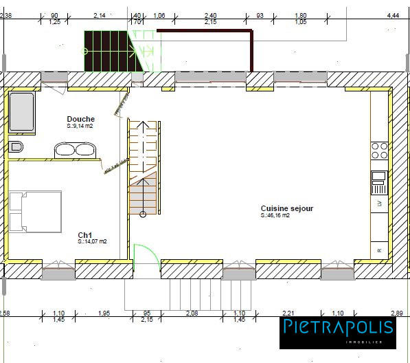 Maison - 140 m² - 6 pièces