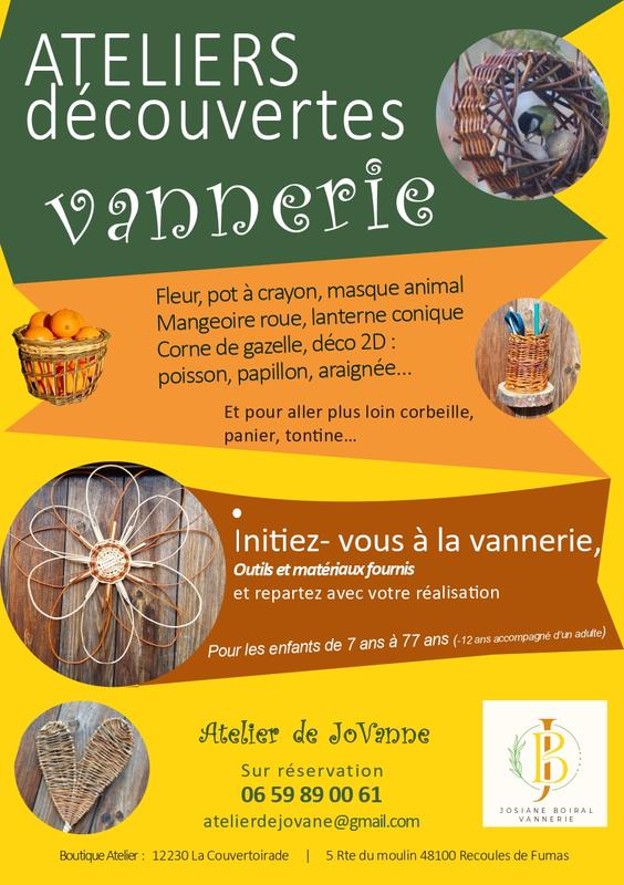 Ateliers Découvertes Vannerie