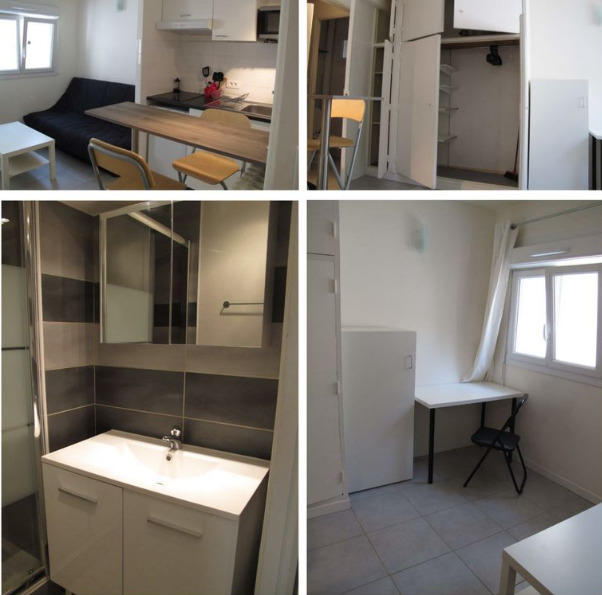 Studio - 19 m² - 1 pièce