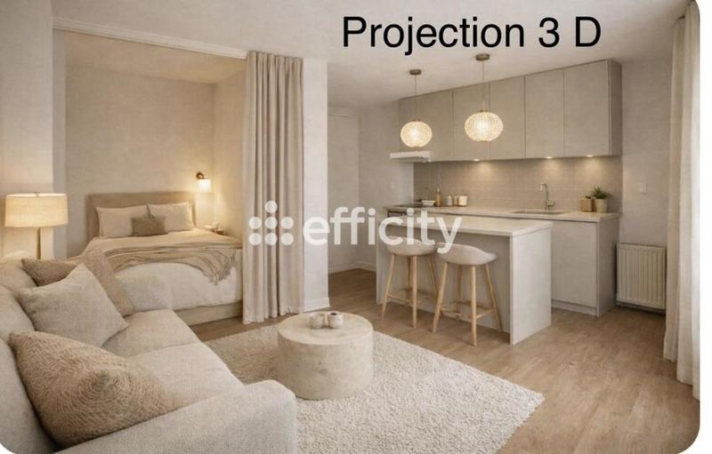 Appartement - 34 m² - 2 pièces