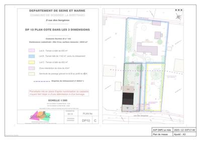Terrain constructible - 450 m²