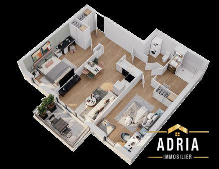 Appartement - 38 m² - 2 pièces