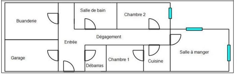 Appartement - 95 m² - 3 pièces