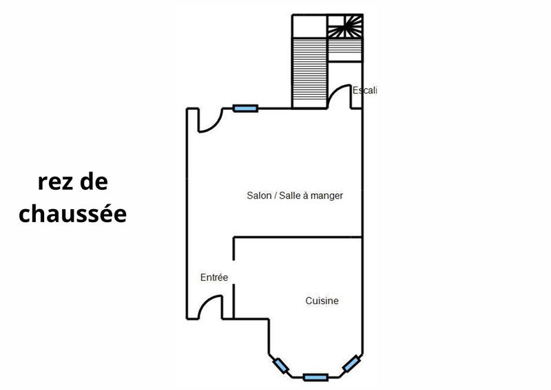 Maison - 66 m² - 3 pièces