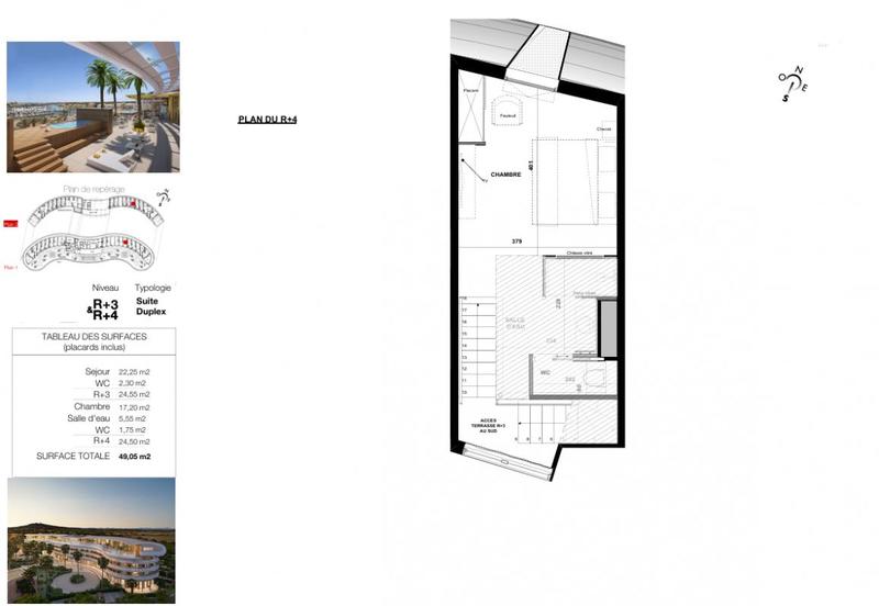 Appartement - 49 m² - 2 pièces