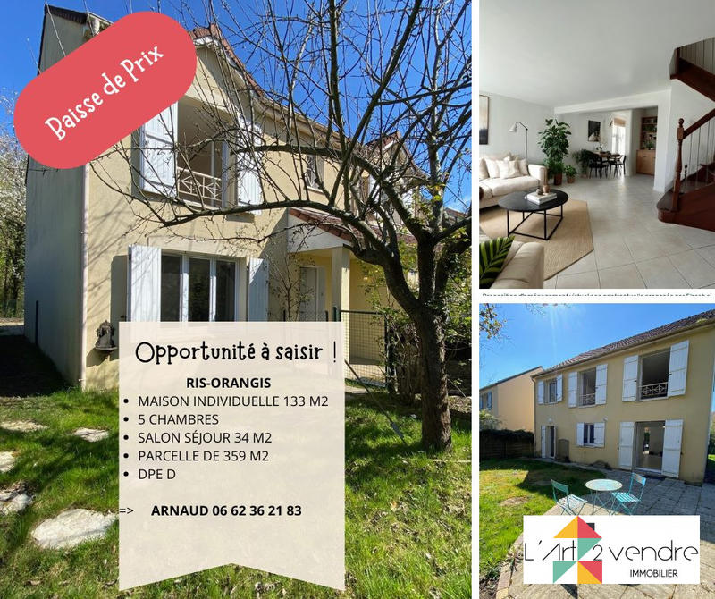 Maison - 133 m² - 7 pièces