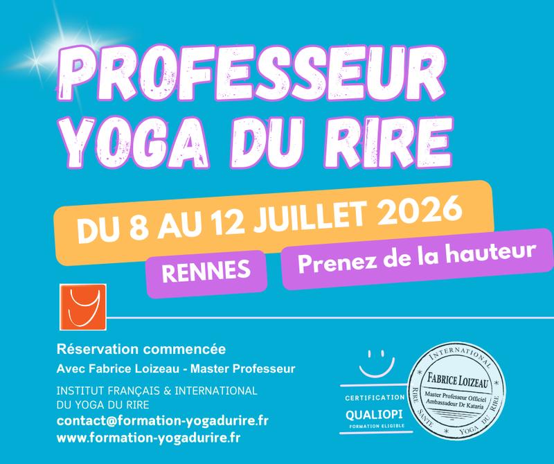 Formation de Professeur de Yoga du Rire à Rennes