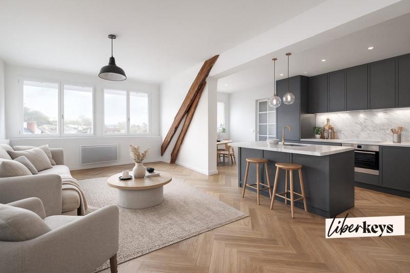 Loft - 83 m² - 4 pièces