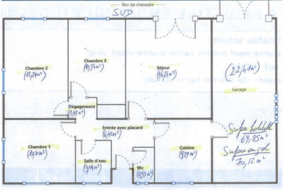 Maison - 70 m² - 4 pièces