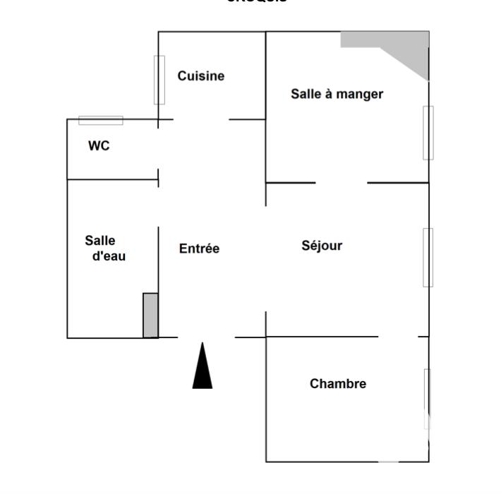 Appartement - 39 m² - 3 pièces