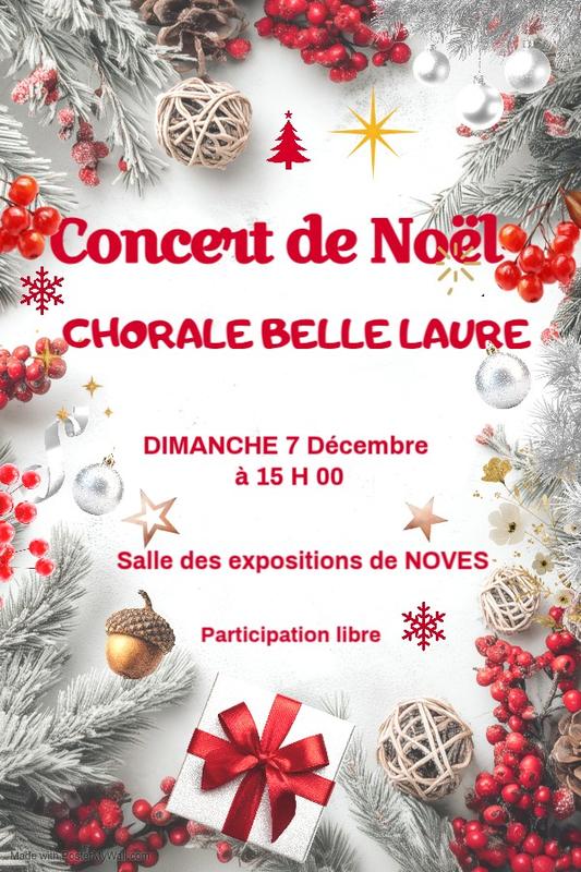 Concert de Noël de la Chorale Belle Laure