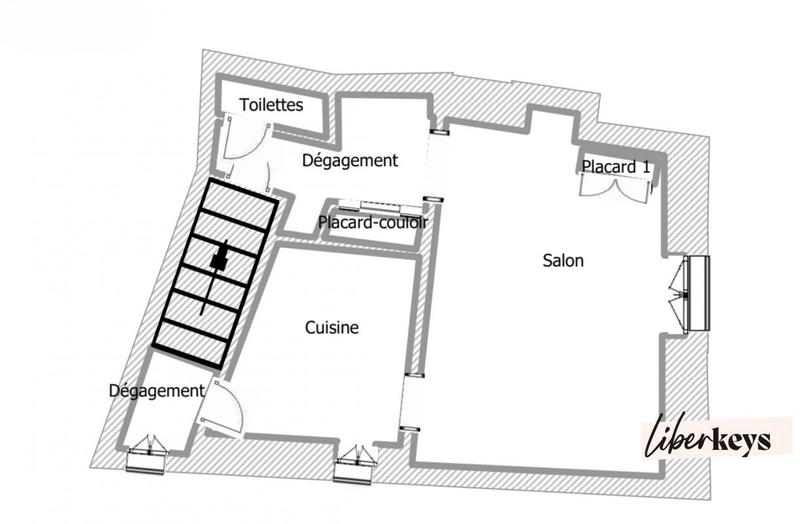 Duplex - 75 m² - 3 pièces