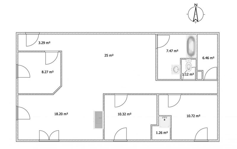 Maison de domaine équestre - 90 m² - 4 pièces