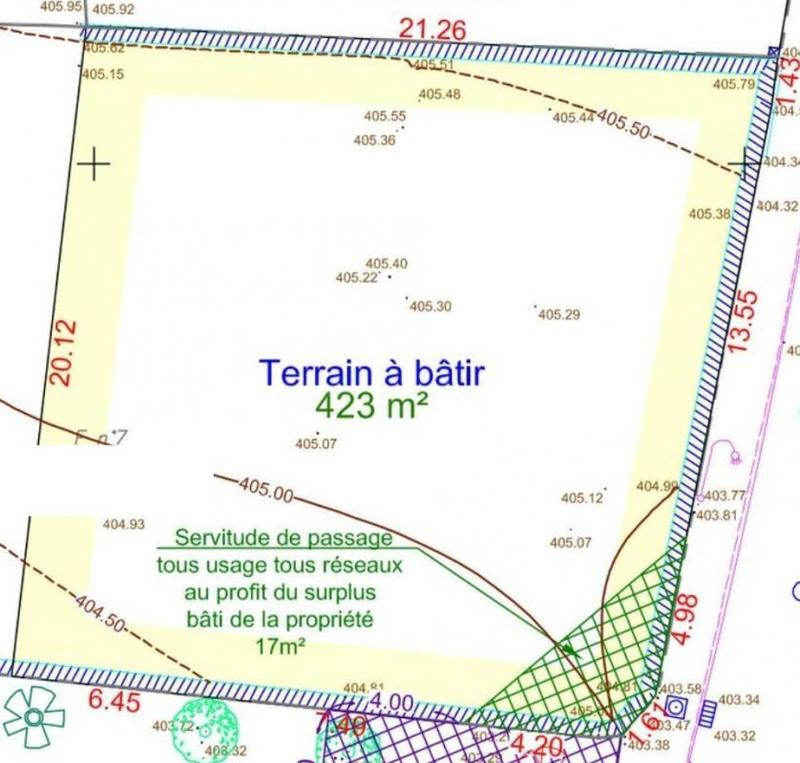 Terrain - 423 m²
